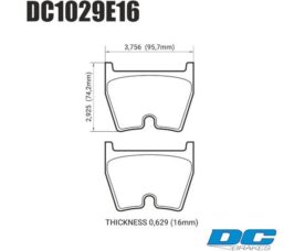 DC Brakes RT.2 Колодки тормозные для Audi RS4/RS6 Brembo G / JBT FB8P