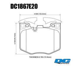 DC brakes RT.2 Колодки тормозные передние для BMW G30/G32/G01/G02/G11