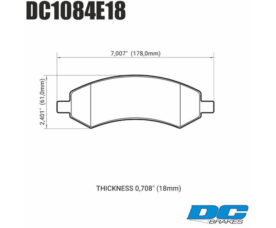 DC Brakes RT.2 Колодки тормозные передние для Dodge RAM 1500 и Durango