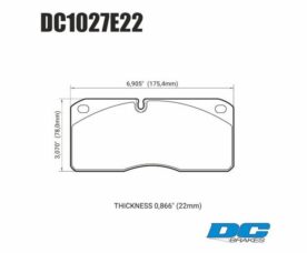 DC Brakes RT.2 Колодки тормозные передние для Stoptech HD Toyota LC200 / Lexus LX570