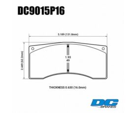 DC Brakes STR.S+ Колодки тормозные для Alcon / Wilwood / Brembo / JBT FB4P1