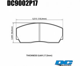 DC Brakes STR.S+ Колодки тормозные для AP Racing / Rotora / Proma 4-порш. ТМ2.334ТМ2.332