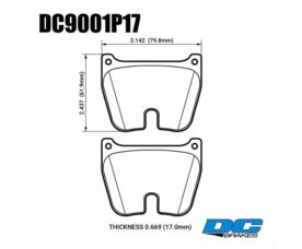 DC Brakes STR.S+ Колодки тормозные (к-т 8 шт.) для Brembo 07.A010.10 / JBT FM8P