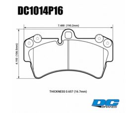 DC Brakes STR.S+ Колодки тормозные передние для Cayenne (955) / Audi Q7 / VW Touareg