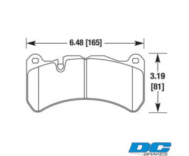 DC Brakes STR.S+ Колодки тормозные передние для MB CLK 55 AMG (C209) и Maserati Levante