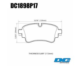 DC Brakes STR.S+ Колодки тормозные задние для Audi B9 A4/A5/Q5 и Q7 4MB/Touareg CR7