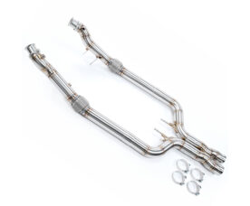 RS Exhaust Даунпайп без катализатора для Mercedes-Benz S500/S550 Coupe C217