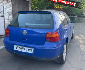 Vonard Customs Спойлер лезвие крышки багажника VW Golf 4 (под покраску) - Под покраску черный матовый