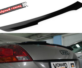 Vonard Customs Спойлер лезвие на крышку багажника Audi TT 2 8J (бэтмен стиль) - Черный глянец