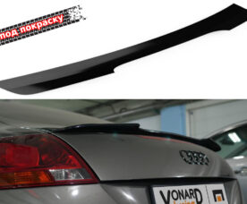 Vonard Customs Спойлер лезвие на крышку багажника Audi TT 2 8J (бэтмен стиль) (под покраску) - Под покраску черный матовый