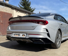 Vonard Customs Спойлер лезвие на крышку багажника Kia K5 (бэтмен стиль) - Черный глянец