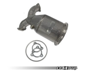 034Motorsport Даунпайп со спортивным катализатором (HS) Audi B9 S4/S5 3.0T (короткий)