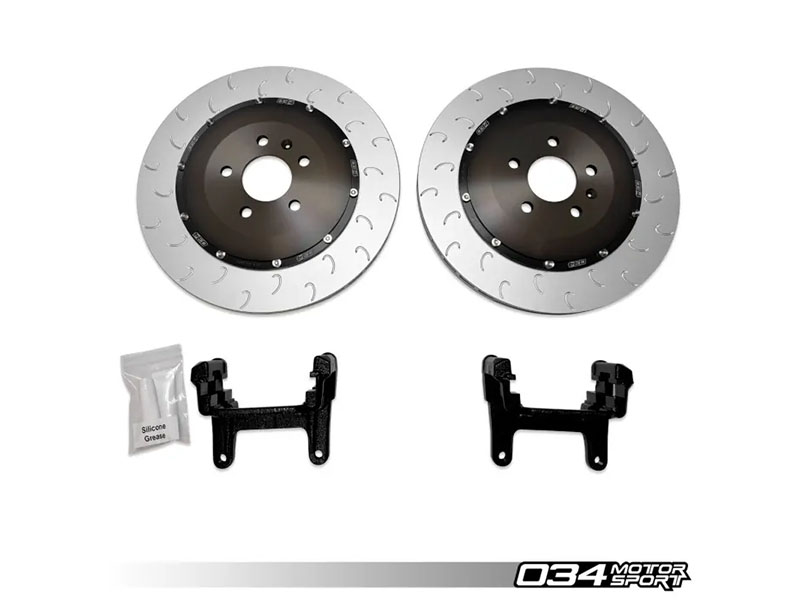 034Motorsport Тормозные диски задние 370×22 mm для Audi B9/B9.5 RS4 и RS5 (Черный)